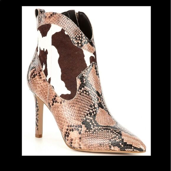 Gianni Bini Ezlee Snake Cow Print - Picture 1 of 13